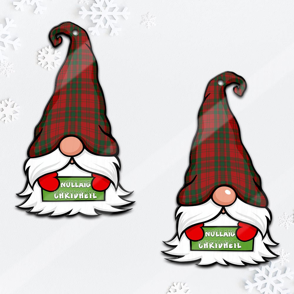 Livingstone Gnome Christmas Ornament with His Tartan Christmas Hat - Tartan Vibes Clothing