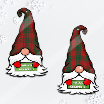 Livingstone Gnome Christmas Ornament with His Tartan Christmas Hat - Tartan Vibes Clothing