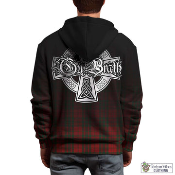 Livingstone Tartan Hoodie Featuring Alba Gu Brath Family Crest Celtic Inspired - Tartan Vibes Clothing