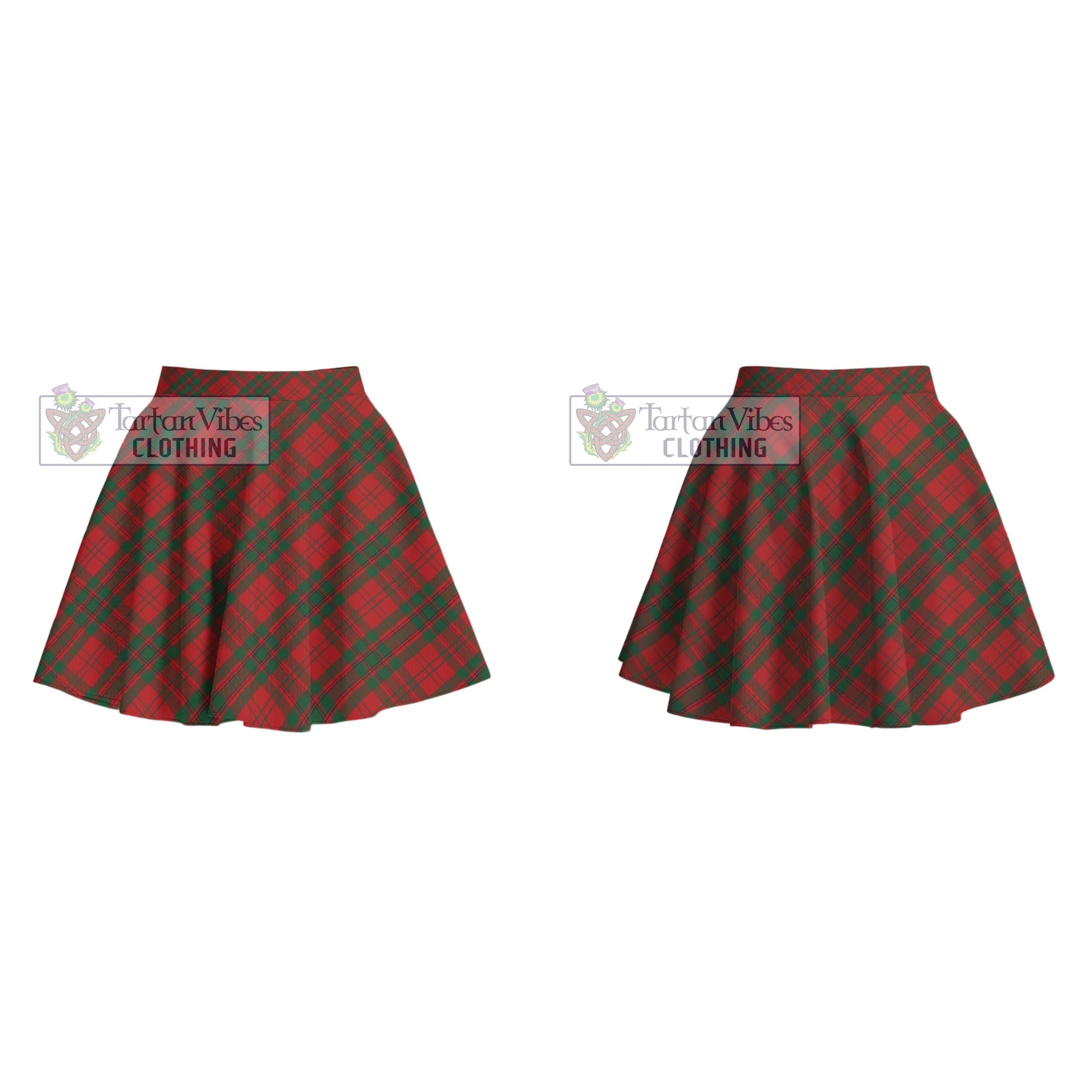 Livingstone Tartan Women's Plated Mini Skirt Cross Style - Tartan Vibes Clothing