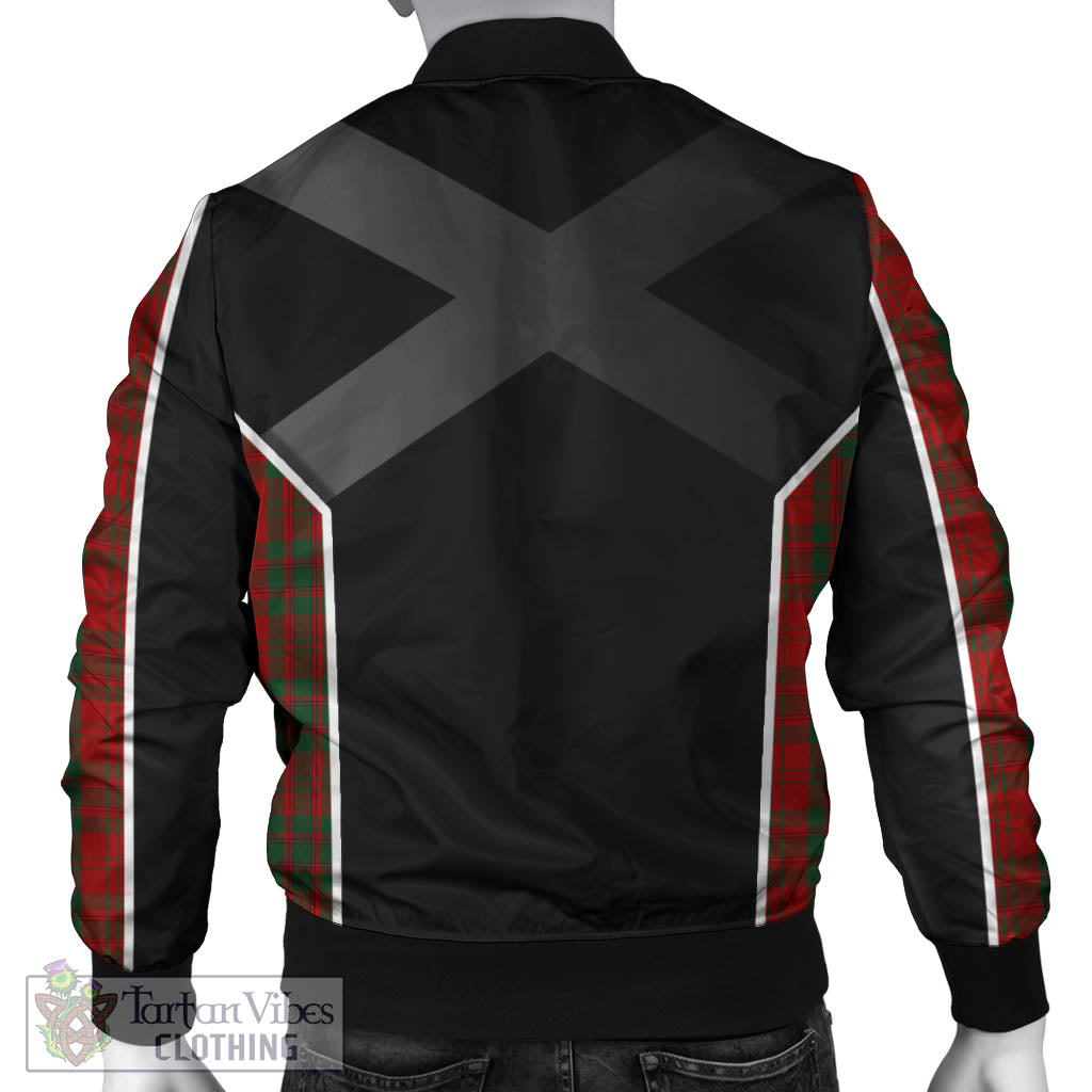 Livingstone Tartan Bomber Jacket with Family Crest and Scottish Thistle Vibes Sport Style - Tartan Vibes Clothing