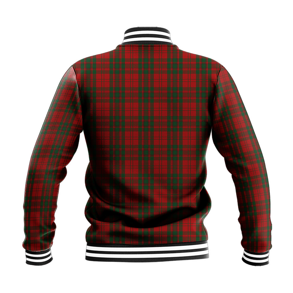 Livingstone Tartan Baseball Jacket with Family Crest - Tartan Vibes Clothing