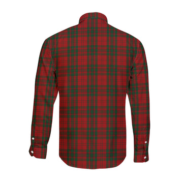 Livingstone Tartan Long Sleeve Button Up Shirt with Family Crest - Tartan Vibes Clothing