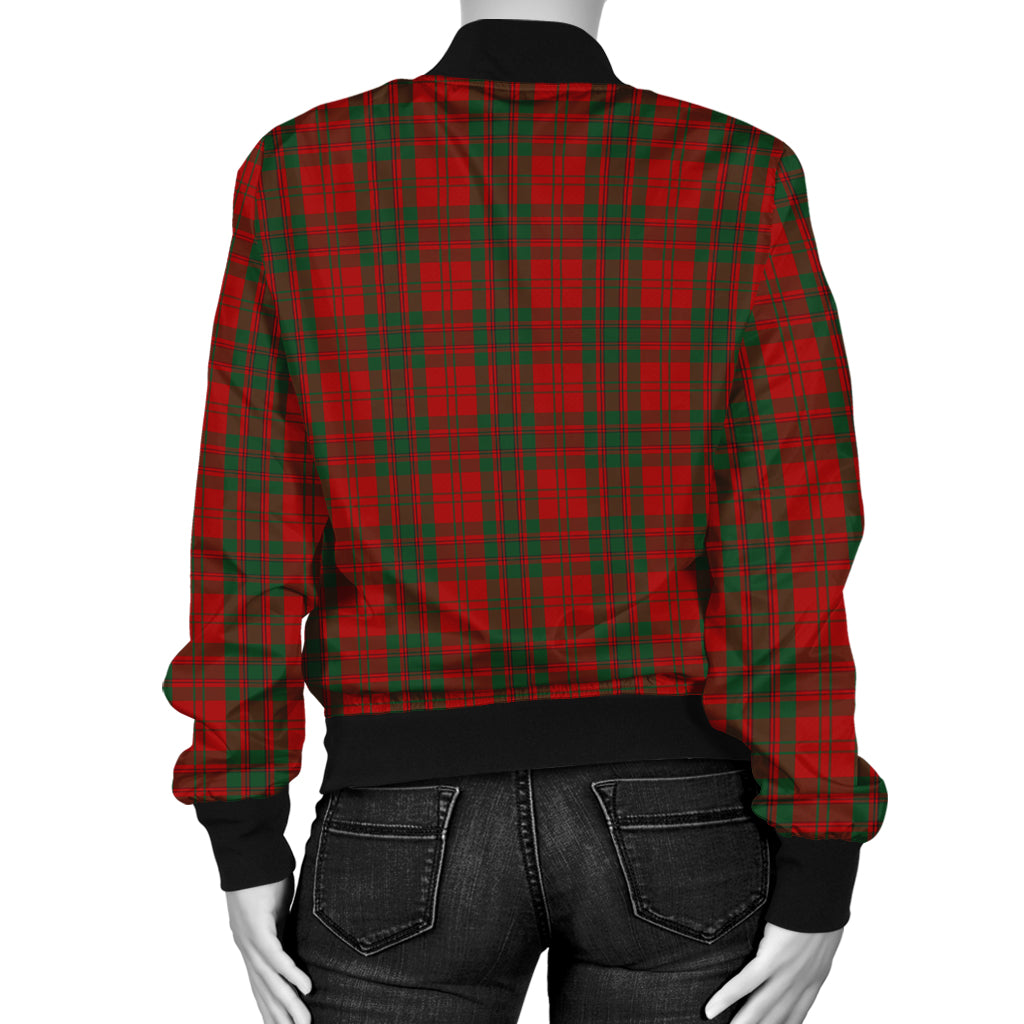Livingstone Tartan Bomber Jacket with Family Crest - Tartan Vibes Clothing