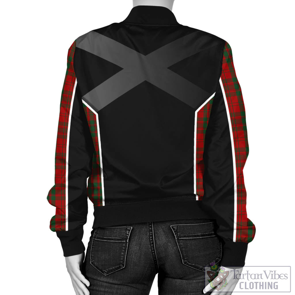 Livingstone Tartan Bomber Jacket with Family Crest and Scottish Thistle Vibes Sport Style - Tartan Vibes Clothing
