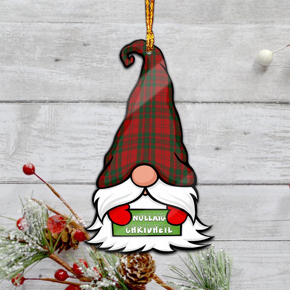 Livingstone Gnome Christmas Ornament with His Tartan Christmas Hat - Tartan Vibes Clothing