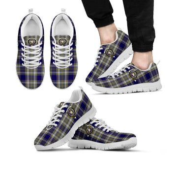 Livingstone Dress Tartan Sneakers with Family Crest