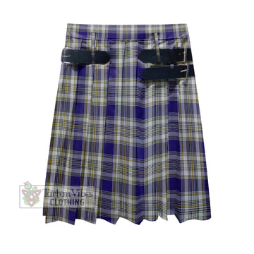 Livingstone Dress Tartan Men's Pleated Skirt - Fashion Casual Retro Scottish Kilt Style