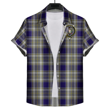 livingston-dress-tartan-short-sleeve-button-down-shirt-with-family-crest