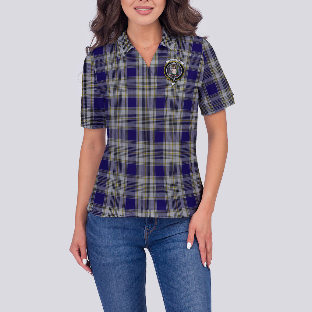 livingston-dress-tartan-polo-shirt-with-family-crest-for-women