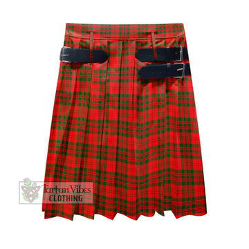 Livingstone Modern Tartan Men's Pleated Skirt - Fashion Casual Retro Scottish Kilt Style