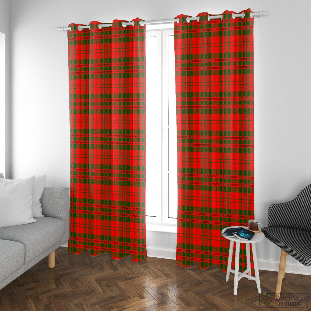 Livingston Modern Tartan Window Curtain