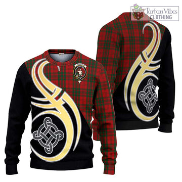 Livingstone Tartan Ugly Sweater with Family Crest and Celtic Symbol Style Unisex - Tartan Vibes Clothing