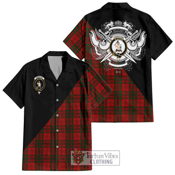 Livingstone Tartan Hawaiian Shirt with Family Crest and Military Logo Style Kid - Tartan Vibes Clothing