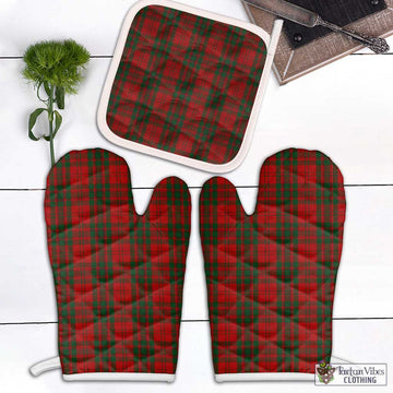Livingstone Tartan Combo Oven Mitt & Pot-Holder Combo 2 Oven Mitt & 1 Pot-Holder Black - Tartan Vibes Clothing