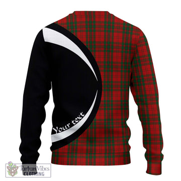 Livingstone Tartan Ugly Sweater with Family Crest Circle Style - Tartan Vibes Clothing
