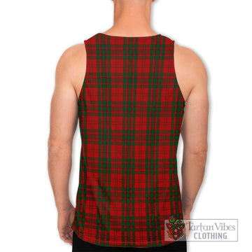 Livingstone Tartan Men's Tank Top with Family Crest DNA In Me Style - Tartan Vibes Clothing