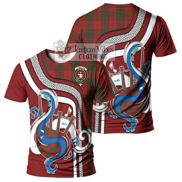 Livingstone Tartan T-Shirt with Epic Bagpipe Style