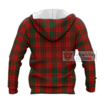Livingstone Tartan Knitted Hoodie with Family Crest DNA In Me Style - Tartan Vibes Clothing