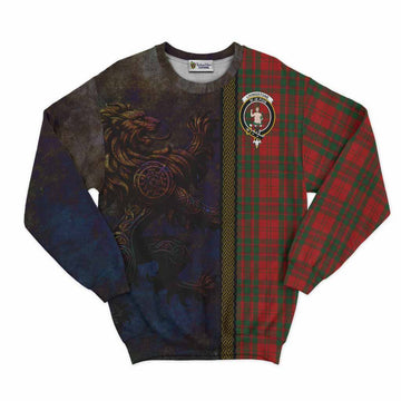 Livingstone (Livingston) Tartan Family Crest Sweatshirt Alba Gu Brath Be Brave Lion Ancient Style