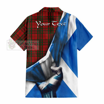 Livingstone (Livingston) Tartan Hawaiian Shirt with Family Crest Scotland Patriotic Style - Tartan Vibes Clothing
