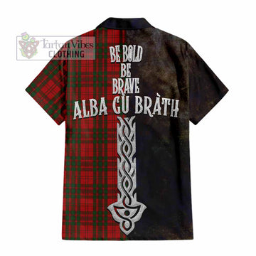 Livingstone (Livingston) Tartan Family Crest Hawaiian Shirt Alba Gu Brath Be Brave Lion Ancient Style
