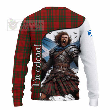 Livingstone (Livingston) Crest Tartan Knitted Sweater Inspired by the Freedom of Scottish Warrior - Tartan Vibes Clothing