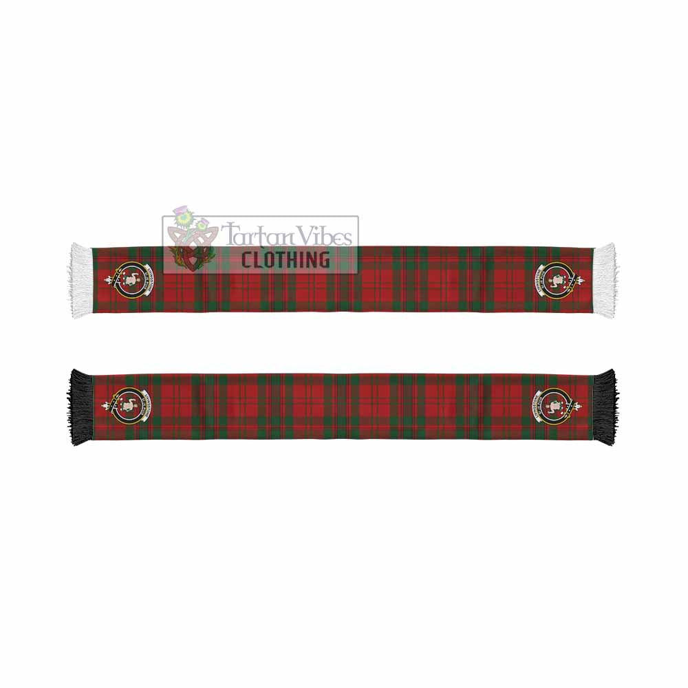 Tartan Vibes Clothing Livingstone (Livingston) Tartan Ruffneck Scarf with Family Crest