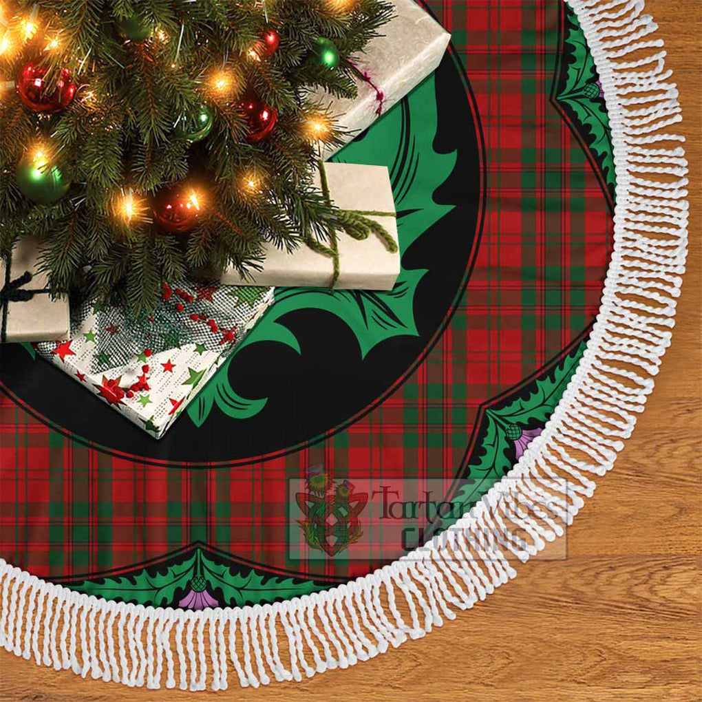 Livingstone (Livingston) Tartan Christmas Tree Skirt Scottish Thistle Style - Tartan Vibes Clothing