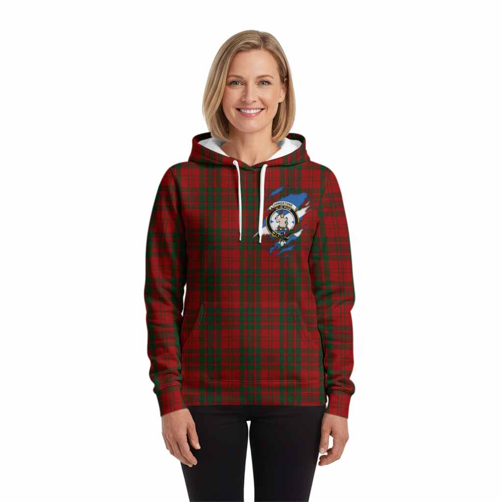 Livingstone (Livingston) Clan Crest In Me Tartan Hoodie Scotland Flag Style