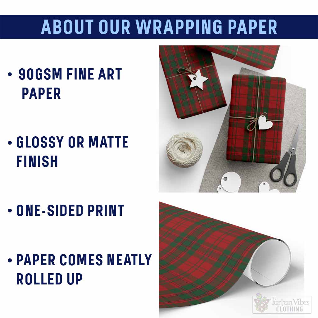 Livingstone (Livingston) Classic Tartan Wrapping Paper, Classic Scottish Plaid Gift Wrap