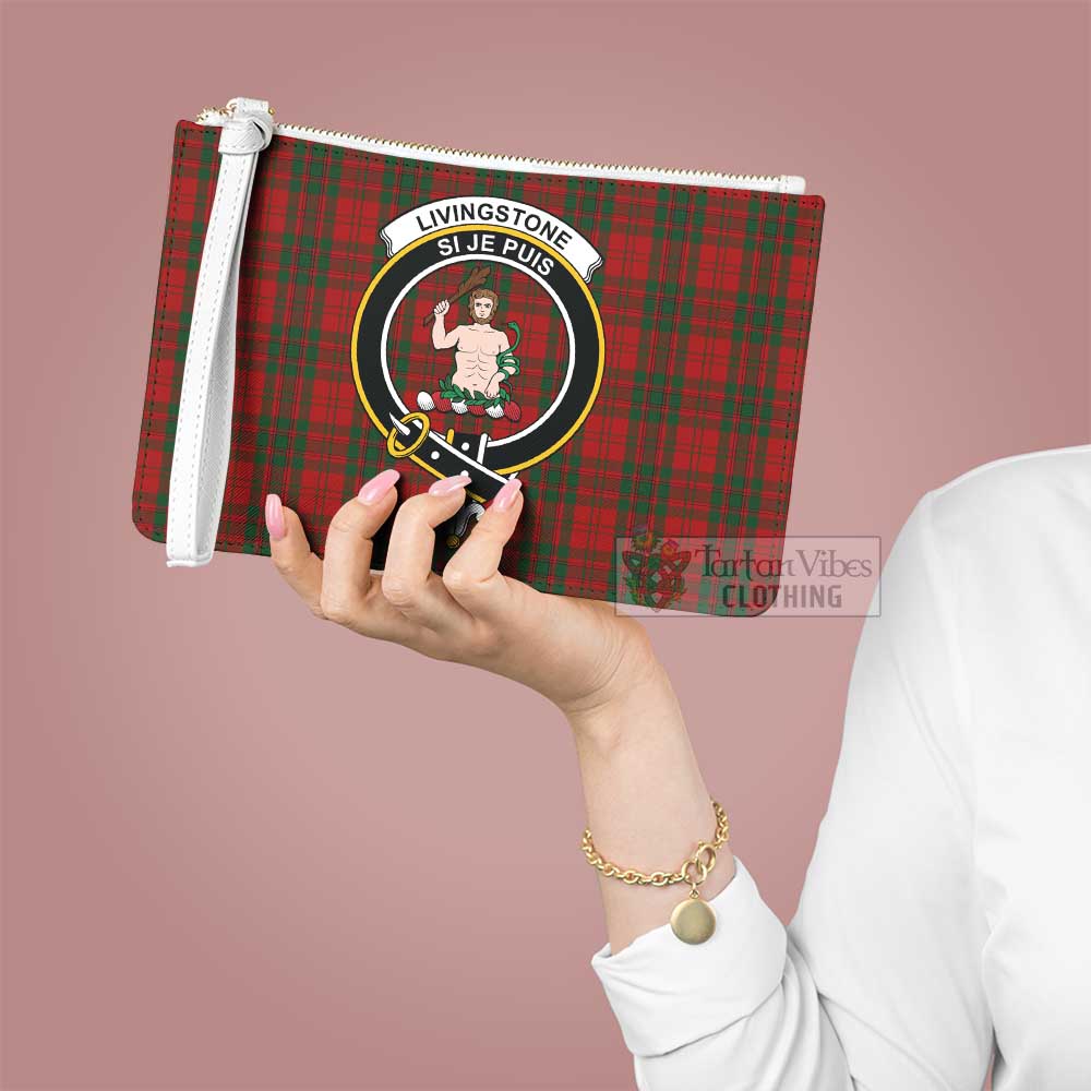 Tartan Vibes Clothing Livingstone (Livingston) Family Crest Tartan Clutch Bag