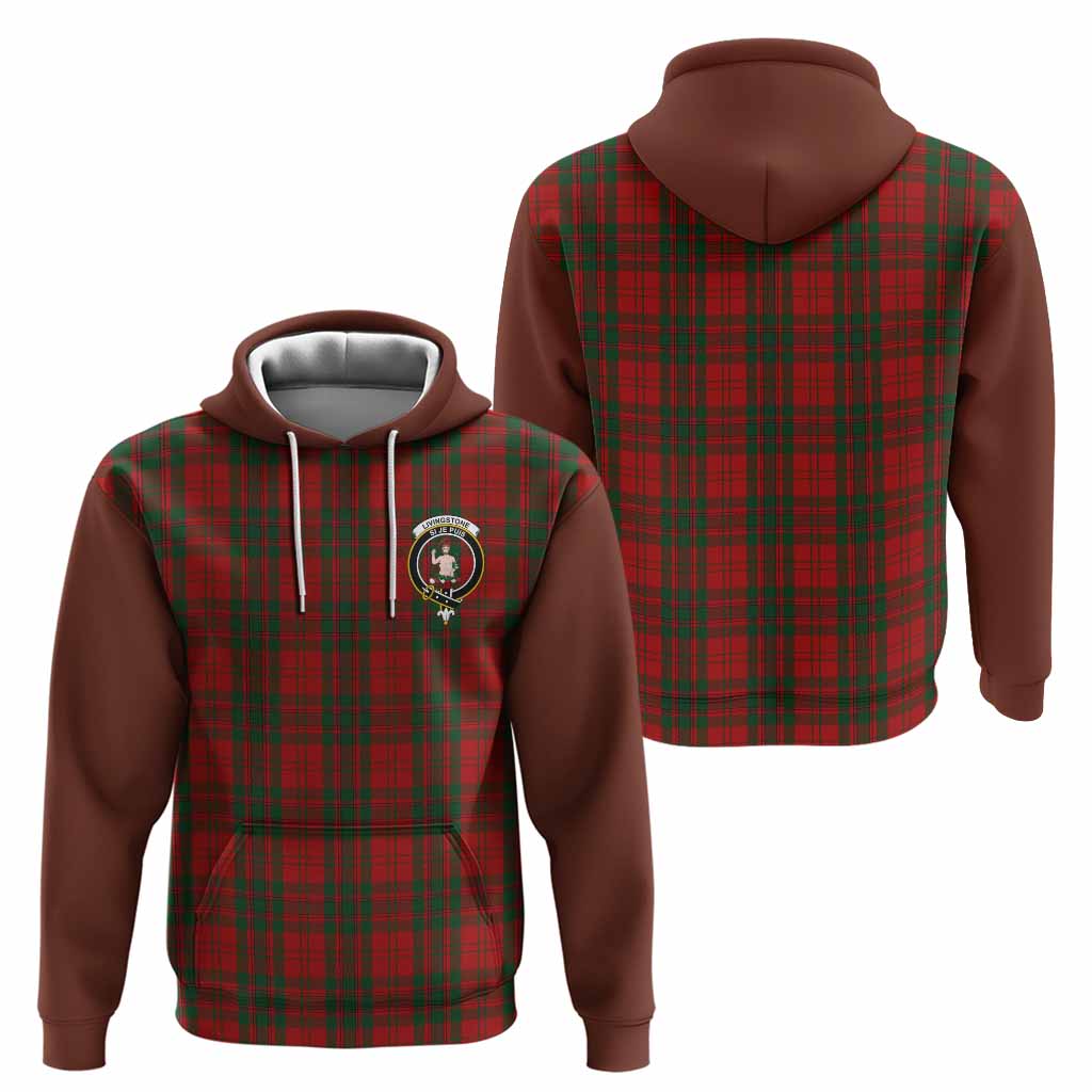 Livingstone (Livingston) Tartan Accent Hoodie with Family Crest