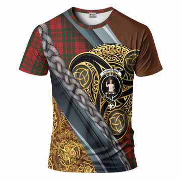 Livingstone (Livingston) Tartan Crest T-Shirt Scottish Triskele Celtic