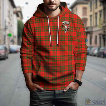Livingston Tartan Hoodie with Family Crest Pullover Hoodie - Tartan Vibes Clothing