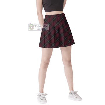 Llewellen of Wales Tartan Women's Plated Mini Skirt Cross Style