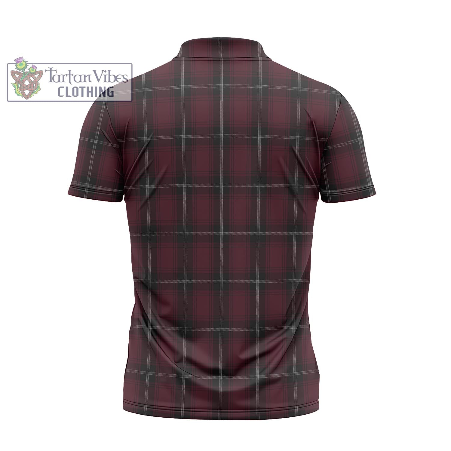 Tartan Vibes Clothing Llewellen of Wales Tartan Zipper Polo Shirt