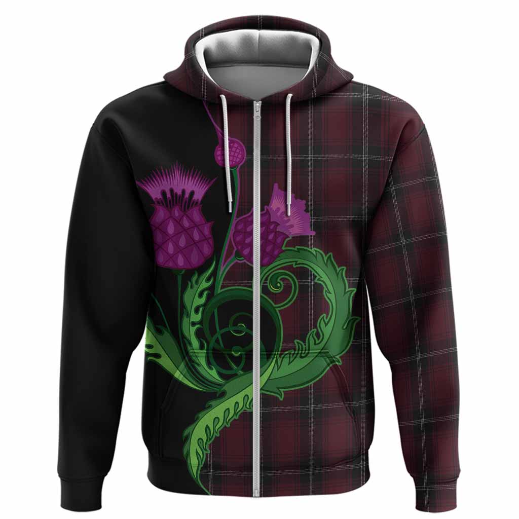 Llewellen of Wales Tartan Hoodie Traditional Scottish Thistle