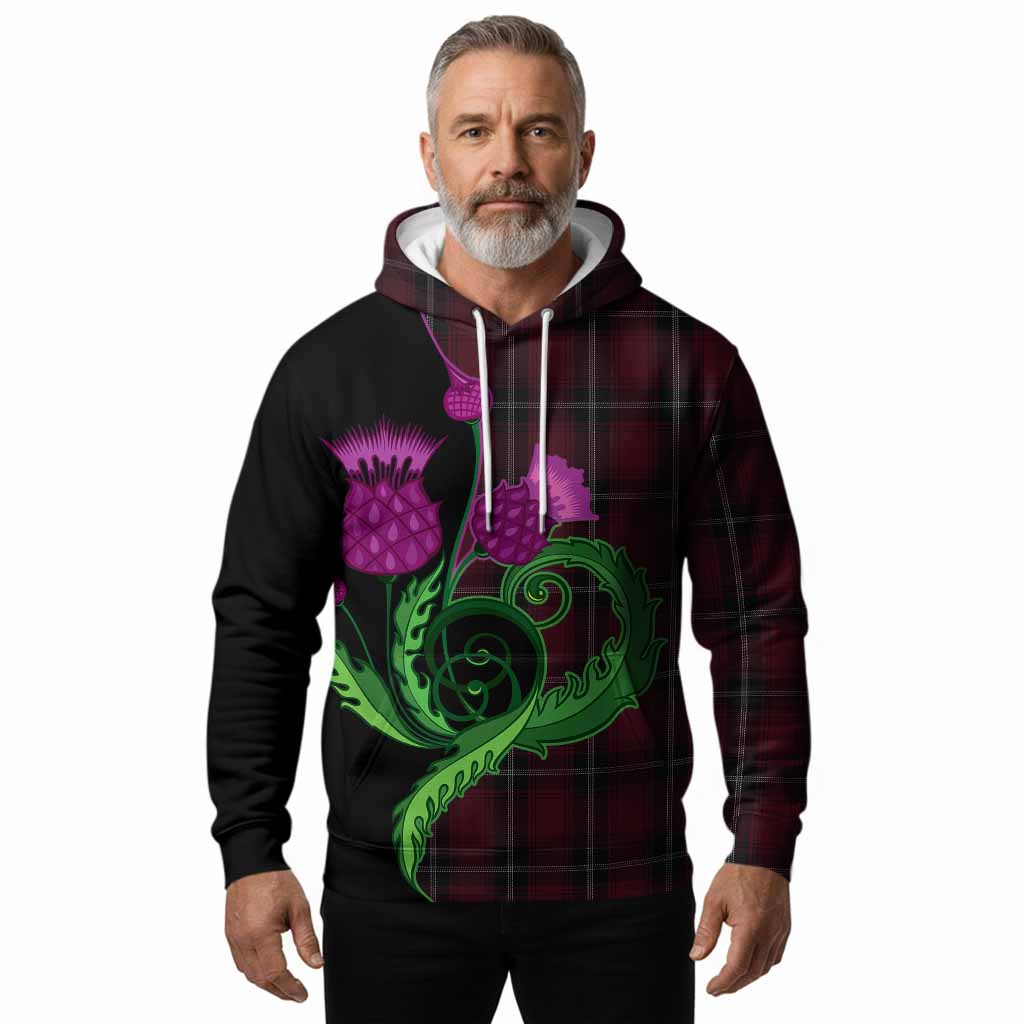 Llewellen of Wales Tartan Hoodie Traditional Scottish Thistle