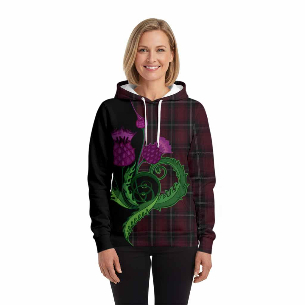 Llewellen of Wales Tartan Hoodie Traditional Scottish Thistle