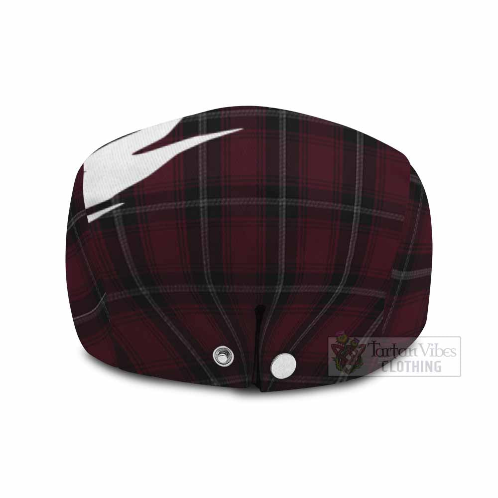 Llewellen of Wales Tartan Loch Ness Monster Scottish Heritage Art Flat Cap, Jeff Cap