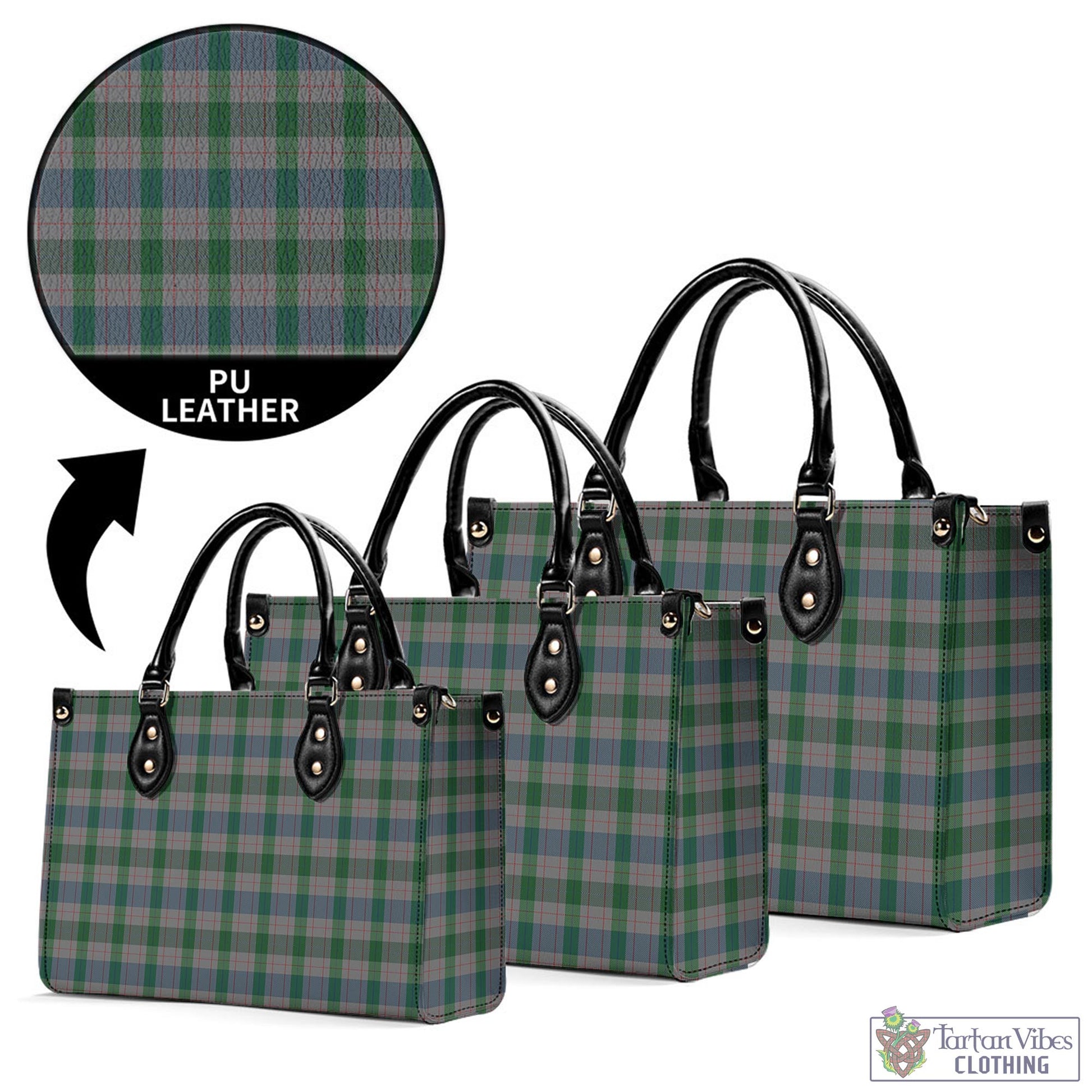 Tartan Vibes Clothing Lloyd of Wales Tartan Luxury Leather Handbags