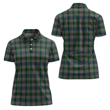 Lloyd of Wales Tartan Polo Shirt For Women