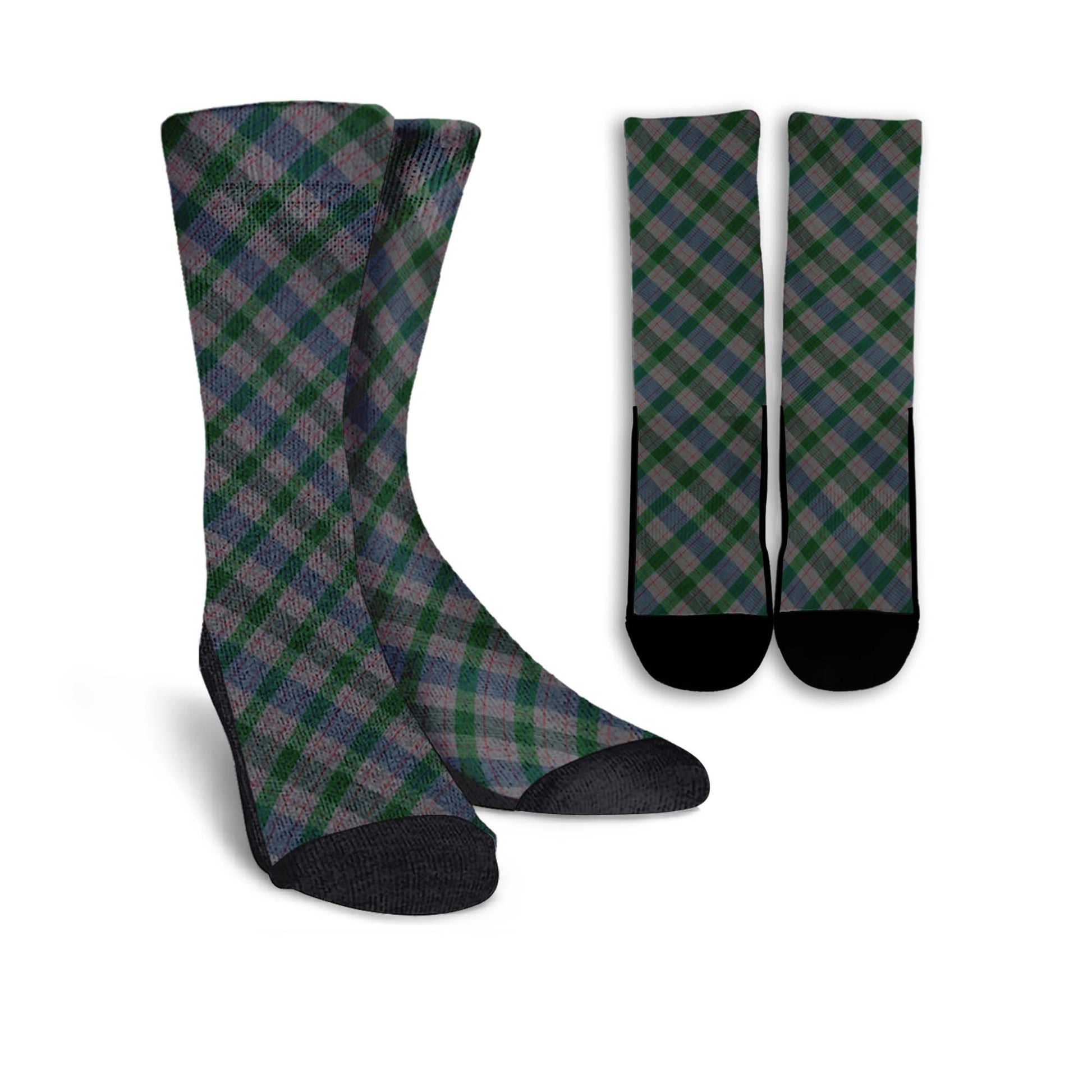 Lloyd of Wales Tartan Crew Socks Cross Style Crew Socks - Tartan Vibes Clothing