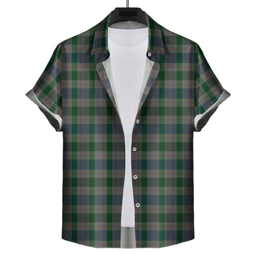 lloyd-of-wales-tartan-short-sleeve-button-down-shirt