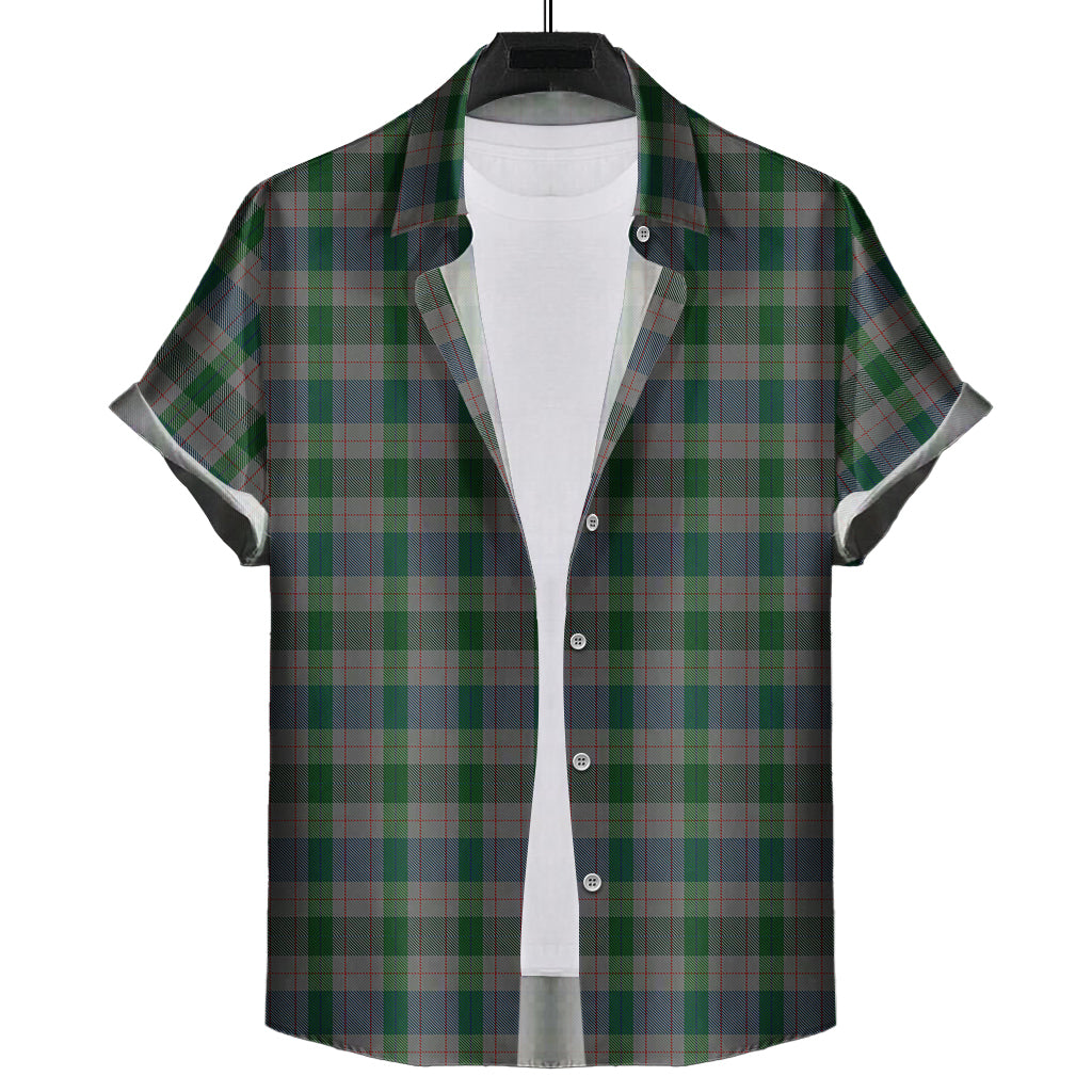 lloyd-of-wales-tartan-short-sleeve-button-down-shirt