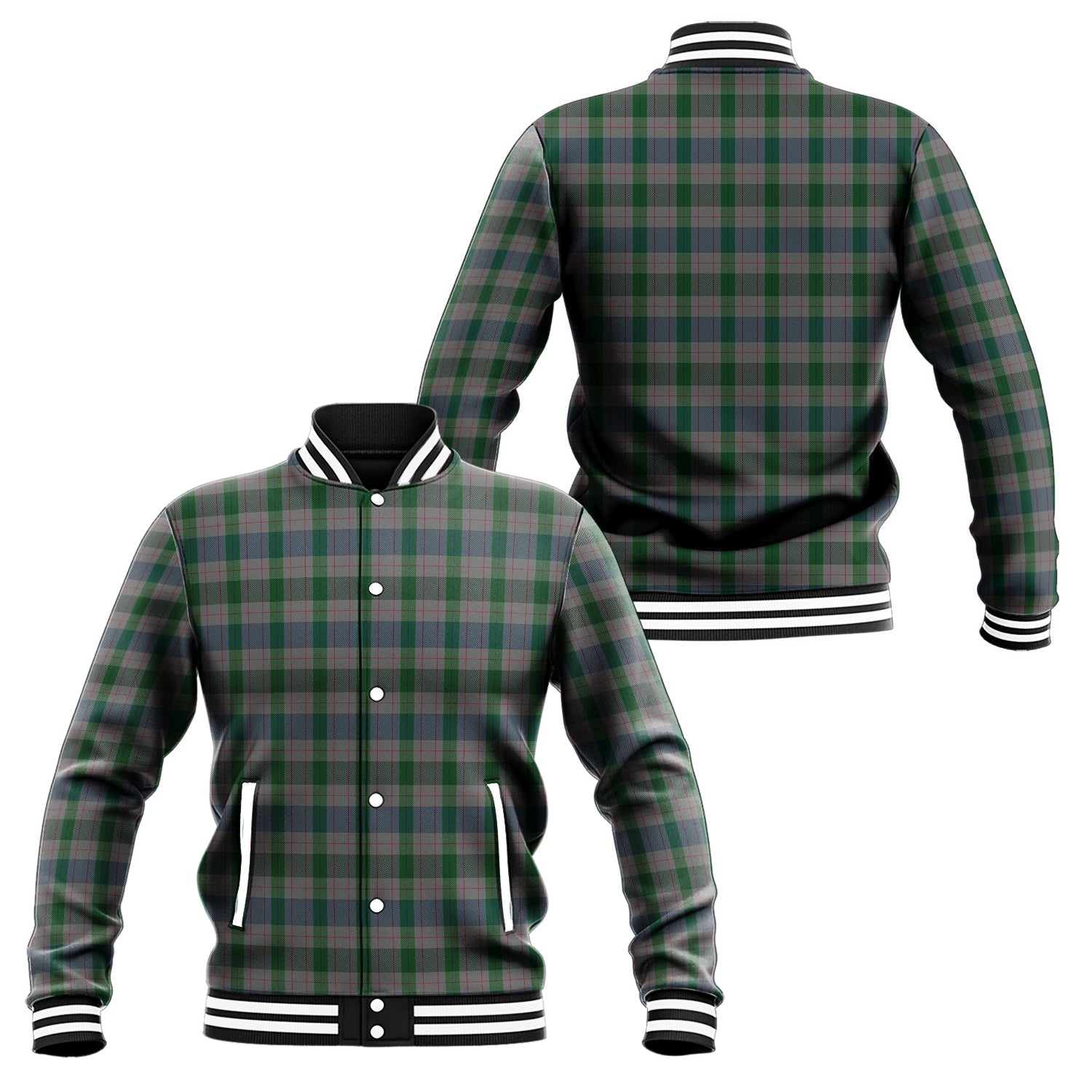 Lloyd of Wales Tartan Baseball Jacket Unisex - Tartan Vibes Clothing