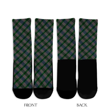 Lloyd of Wales Tartan Crew Socks Cross Style - Tartan Vibes Clothing