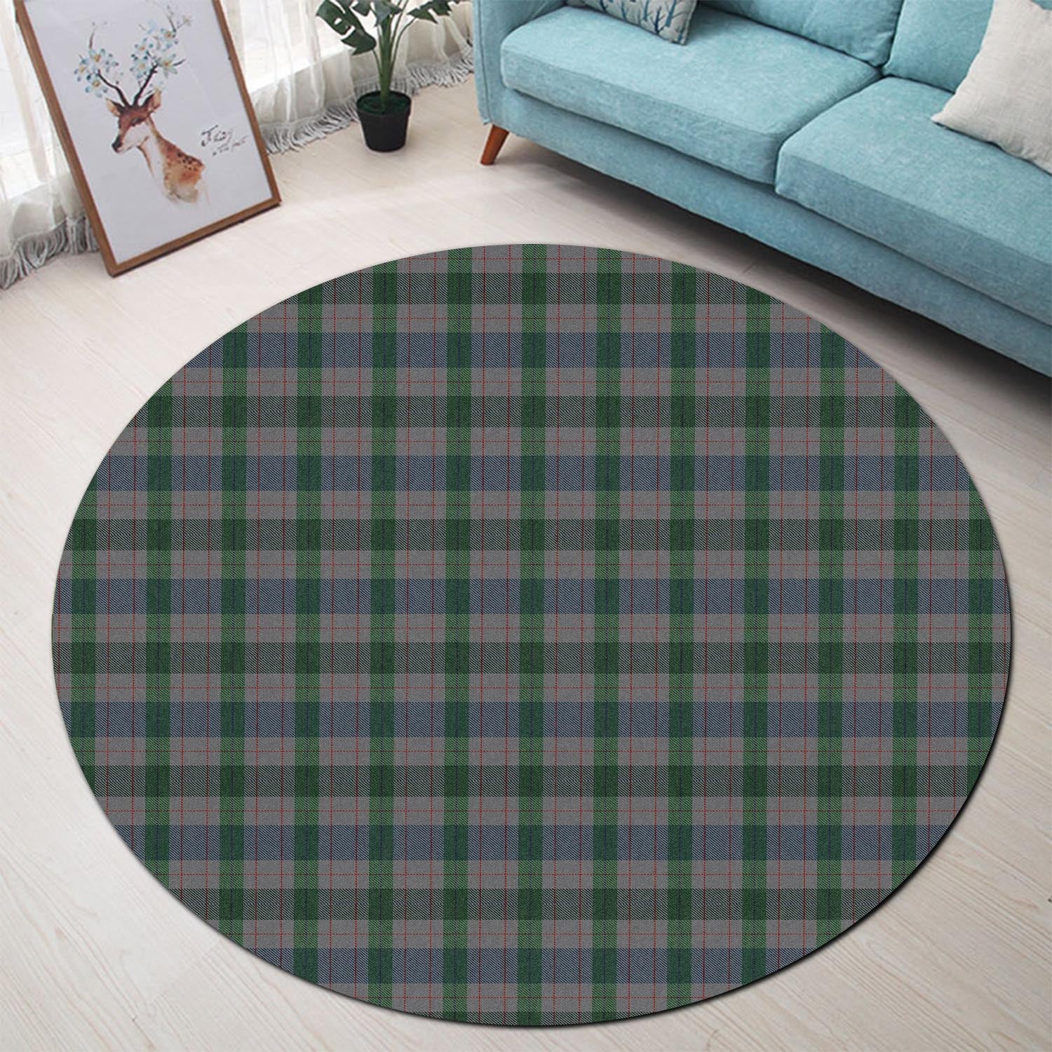 Lloyd of Wales Tartan Round Rug - Tartan Vibes Clothing