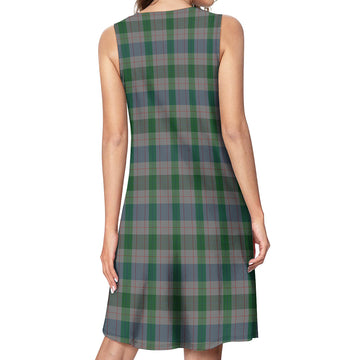 Lloyd of Wales Tartan Womens Casual Dresses - Tartanvibesclothing